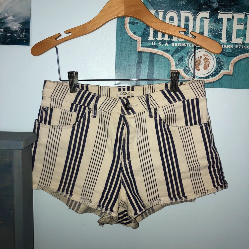 ROXY Striped Shorts
